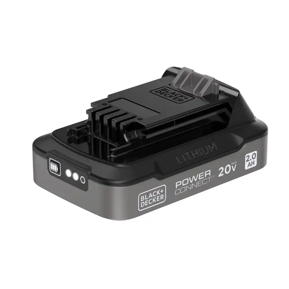 20V MAX* POWERCONNECT™ 2.0 Ah Battery with State of Charge Indicator Light