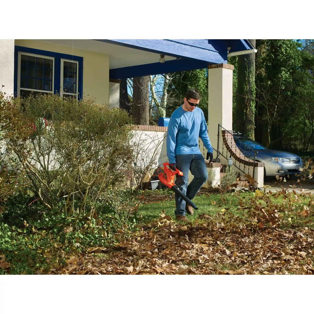 Electric Leaf Blower, Handheld Blowers for Lawn Care, 7-Amp