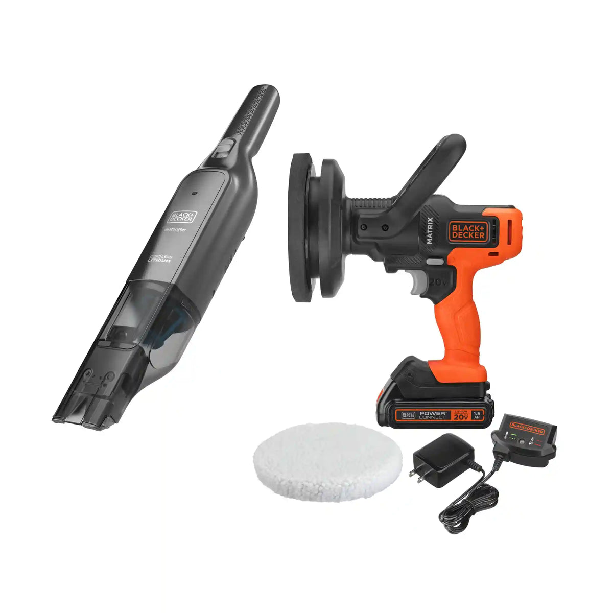 20V MAX* MATRIX Buffer & 12V MAX* dustbuster® Hand Vacuum Kit