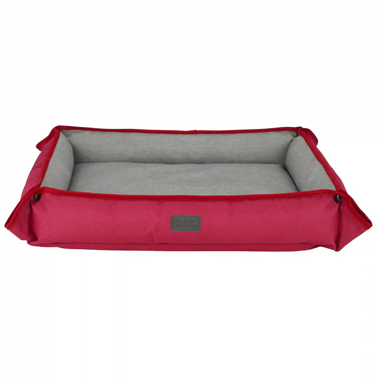 Four Way Pet Bed for Large Dogs 28X24X3 In, Red