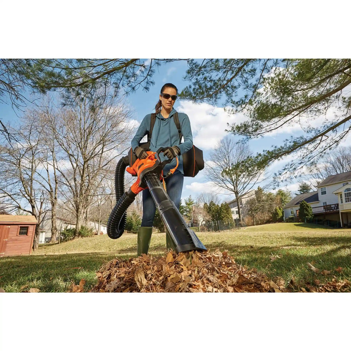 3 in 1 VACPACK 12 Amp Leaf Blower, Vacuum, and Mulcher